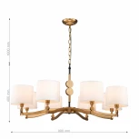 Подвесная люстра Favourite Roshe 2624-8P (220V, на цепи)