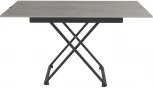 Стол универсальный трансформируемый ГЕНРИ бетон чикаго/чёрный от фабрики Mebelik