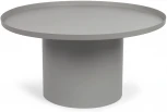 Круглый журнальный столик Fleksa из серого металла Ø 72 см La Forma (ex Julia Grup) арт.109402