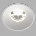 Встраиваемый светильник Maytoni Round DL058-12W4K-W (LED, 220V, круглые)