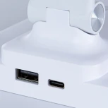 Офисная настольная лампа с беспроводным ЗУ складываемая Arte Lamp William A5122LT-1WH (LED, сенсорный выключатель)