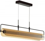 Подвесной светильник Odeon Light Liner 5056/35L ODL24 321 черный/янтарный/металл/стекло/акрил LED 35W 3000К (220V, на проводе)