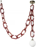 Подвесной светильник Loft It Chain 10128C Red (220V, на цепи, шар)