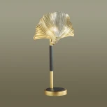 Интерьерная настольная лампа Odeon Light Ventaglio 4870/1T (220V, выключатель, листья)