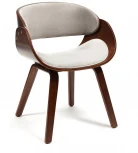 Стул LANDO (mod.8036) орех/серый (дерево / ткань)