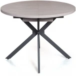 Стол Top Concept круглый Vegas раздвижной (100+40) цемент светлый