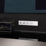 Розетка телевизионнная оконечная TV+SAT (белый глянцевый) Voltum S70 VLS060401