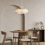 Потолочная люстра на штанге Feiss Fusion FE-FUSION-P-L-PNBR (220V, круглые)