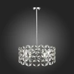 Потолочная люстра на штанге ST Luce Casto SL1104.103.05 (220V, хрусталь, цветы, круглые)