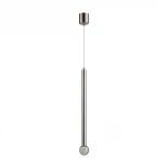 Подвесной светильник светодиодный Odeon Light Fiano 4375/3LA никель/хрусталь. стекло/металл IP20 LED 3W 400Лм 3000K 220V (на проводе, круглые)