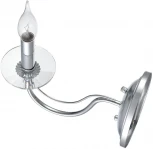 Бра Lumion Incanto 8034/1W металл/стекло, хром/прозрачный E14 1*40W 220V (подсвечник, свеча)