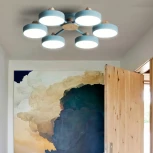 Потолочная люстра Move 8 Blue Imperiumloft Move_01 (178259-26) (LED, 220V, пульт управления, круглые)