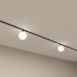 Трековый светильник LED с ПДУ 220V Denkirs Smart Mon DK8050-BK (шар)