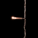 Гирлянда Занавес Облегченный 2 x 3 м Экстра Тепло-Белый с Мерцанием Белого Диода 220В, 600 LED, Провод Прозрачны ПВХ, IP54