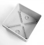 Коробка разветвительная 2-х компонентная (серый) Stekker 49197