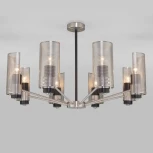 Потолочная люстра на штанге Eurosvet Grino 70139/8 никель (220V)