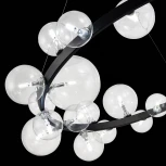 Подвесная люстра ST Luce Necton SL1165.403.24 (220V, на тросе, шарики, молекулы)