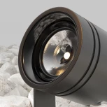 Грунтовый светодиодный светильник IP65 Maytoni Clyde O493FL-L3GF3K (24V, круглые)