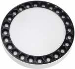 Светильник потолочный iLedex Mercury 5552-24W-D165-3/4K-WH+BK (220V, круглые)