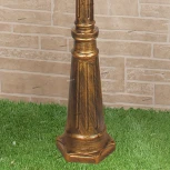 Наземный фонарь Elektrostandard Diadema черное золото GLYF-8046F/3