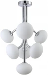 Потолочная люстра на штанге Crystal Lux Alicia SP7 CHROME/WHITE