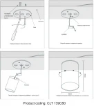 Светильник потолочный Crystal Lux CLT 139 139C80 CH 4000K (LED, 220V, круглые)