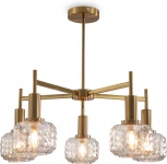 Потолочная люстра на штанге Freya Fero FR5366CL-05BS (220V)