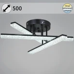 Потолочная люстра светодиодная на штанге с регулировкой цветовой температуры Reluce 03749-3.3-03C BK (220V)