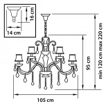 Подвесная люстра Osgona Nativo 715187