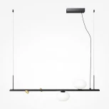 Подвесной светильник со спотами Maytoni Inversio MOD350PL-02BBS (220V, на тросе, шарики)