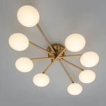 Потолочная люстра RGB на штанге Citilux Atman Smart CL226A183 (LED, 220V, голосовое управление, пульт управления, управление смартфоном, умный дом - Алиса, Маруся, Салют)