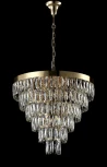 Подвесная люстра Crystal Lux Abigail SP-PL15 D620 GOLD/TRANSPARENT