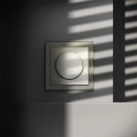 Диммер поворотно-нажимной 600 Вт (шелк) Voltum S70 VLS070304