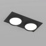 Встраиваемый светильник Denkirs Flat DK2092-BK (220V)