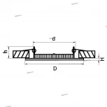 Встраиваемый точечный светильник Lightstar Riverbe 220202