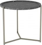 Стол журнальный Калифорния Бруно Черный мрамор/титан от фабрики Калифорния