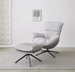 Оттоманка HUG светло-серый, экокожа Bradexhome арт.FR 1014