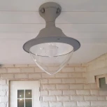 Потолочный светильник уличный Fumagalli Vivi V50.115.000.LXH27 (220V, круглые, IP65)