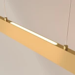 Подвесной линейный светильник Step 3000K 1x30Вт 120° LED Maytoni Technical P010PL-L30G3K (220V, на тросе)