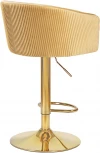 Стул барный DOBRIN DARCY GOLD (песочный велюр (1922-3)) 5025_GoldBase-LM GOLD, цвет сиденья песочный (1922-3), основания золото