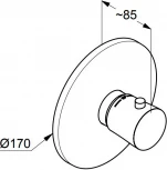 Термостат Kludi Balance 527290575 для душа