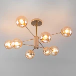 Потолочная люстра на штанге Eurosvet Ascot 30166/8 золото (220V)