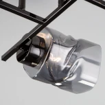 Потолочная люстра на штанге Eurosvet Hilari 30165/8 черный жемчуг (220V)