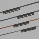 Трековый светильник Downlight низкоковольтный для ременной системы LED с голосовым управлением 48V Denkirs Belty Grill DK5670-BK (Умный дом) (умный дом - Smart Life)