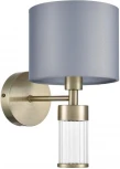 Бра Lumion Damona 8108/1W латунь титаниум/серый, металл/текстиль/стекло E14 40W 220V