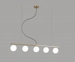 Подвесной светильник Moderli Sector V3080-5P (220V, на тросе, шарики)