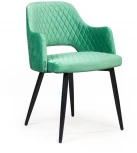 Стул с подлокотниками William,бархат нефритовый Top Concept WILLIAM 2000000000619