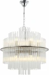 Подвесная люстра Stilfort Eclipse 2108/11/13P (220V, хрусталь, на цепи, круглые)