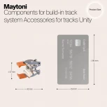 Держатель пружинный Unity встраиваемый, серебро Maytoni Technical TRA002HR-11B