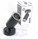 Архитектурная подсветка Feron Бостон 48322 DH1704, на стену, GU10 черный (220V, круглые, IP54)